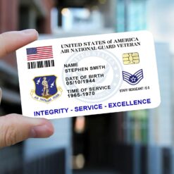 Air National Guard, Honor The Fallen - Printed Metal Card