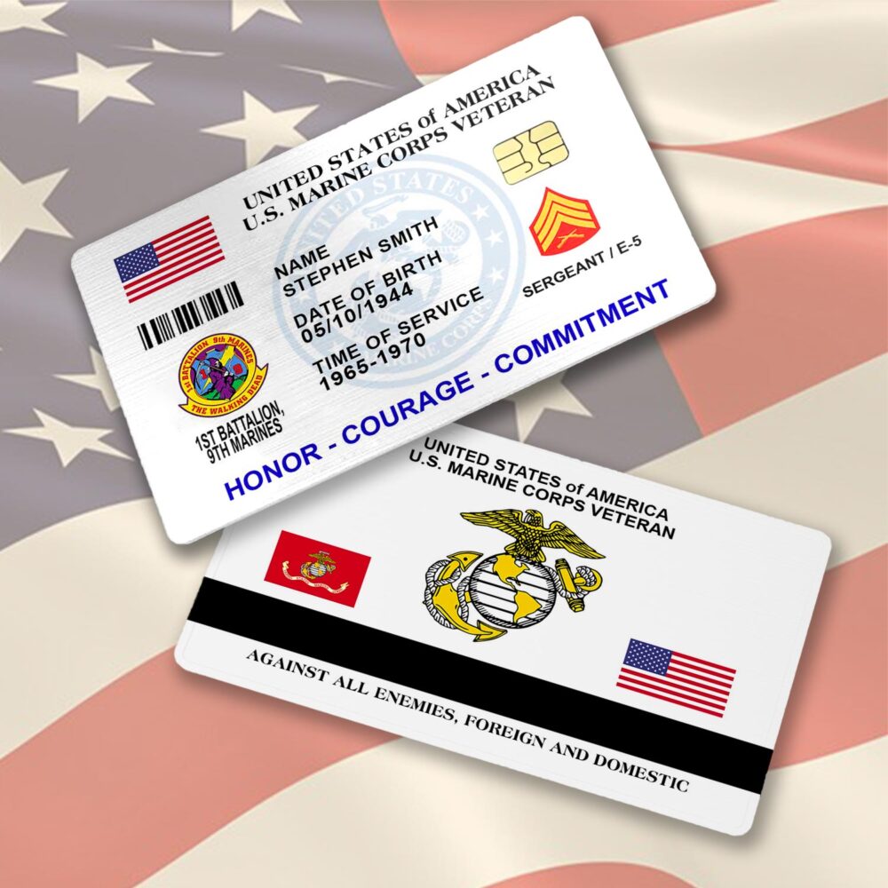 Marines Battalions - Printed Metal Card - Image 3