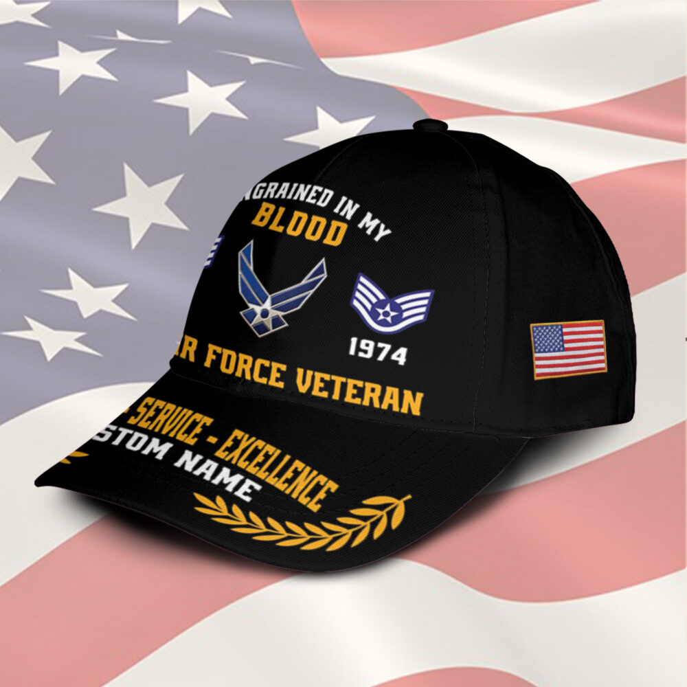 US Air Force, E 7 Air Force First Sergeant - Classic Cap - Image 2