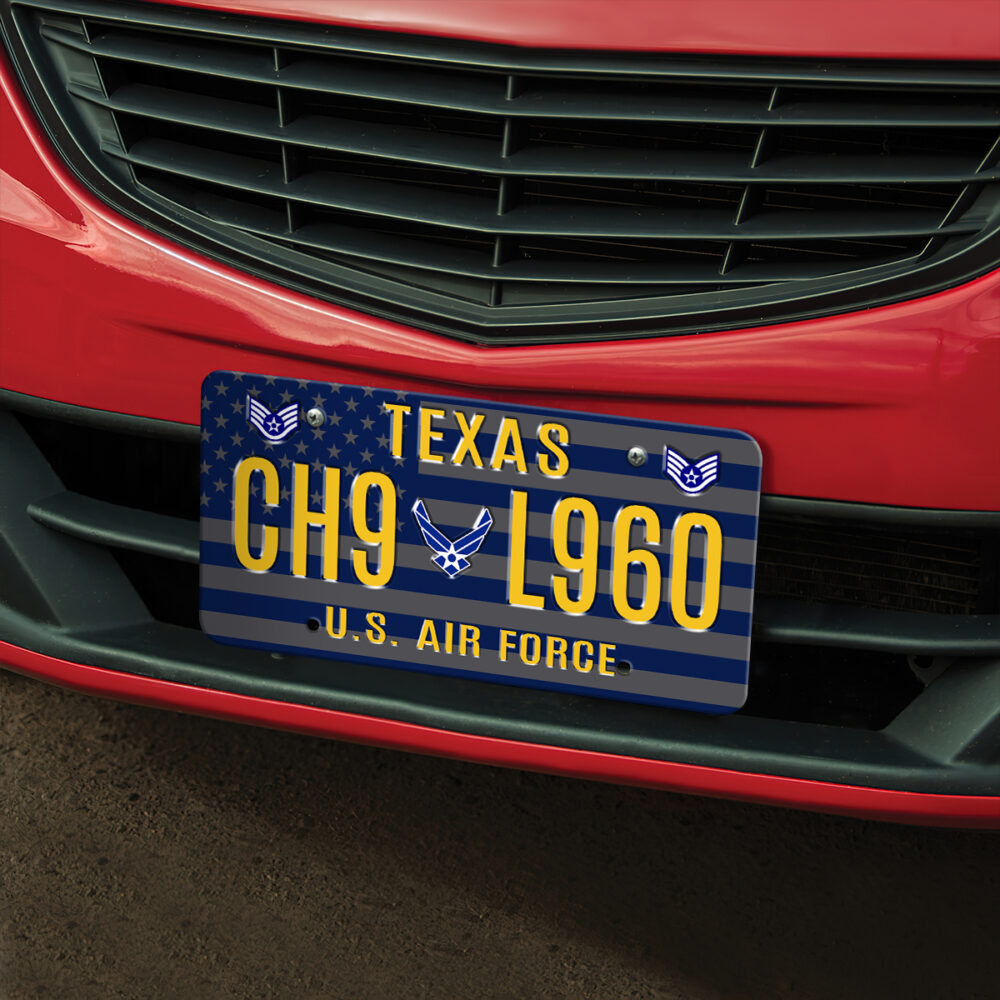 US Air Force, Always Remember, Never Forget - License Plate - Image 3