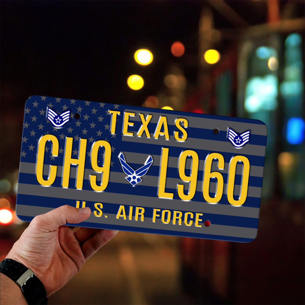 US Air Force, Always Remember, Never Forget - License Plate - Image 4