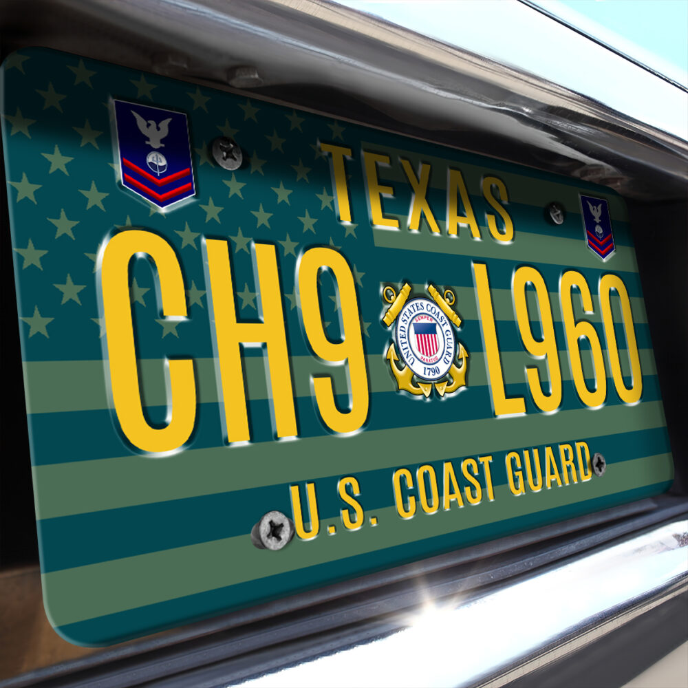 US Coast Guard, Always Ready - License Plate - Image 2