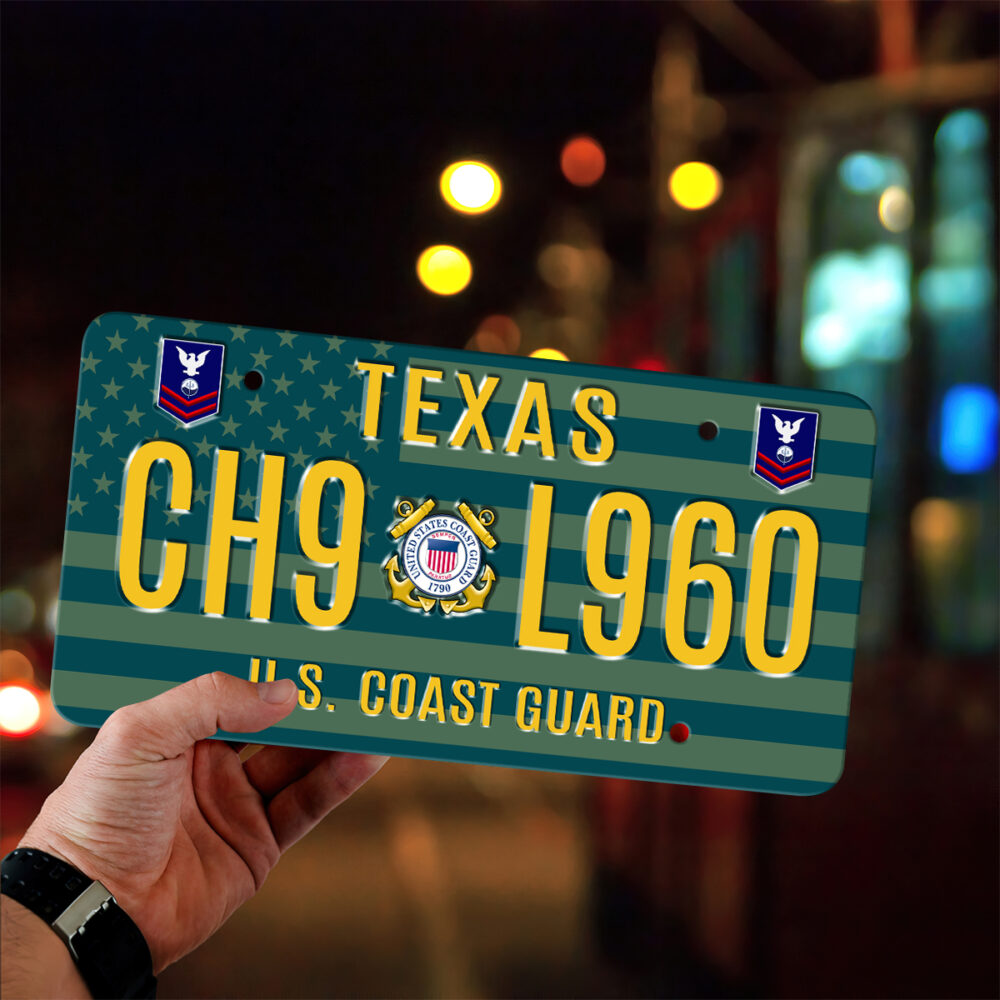 US Coast Guard, Always Ready - License Plate - Image 4
