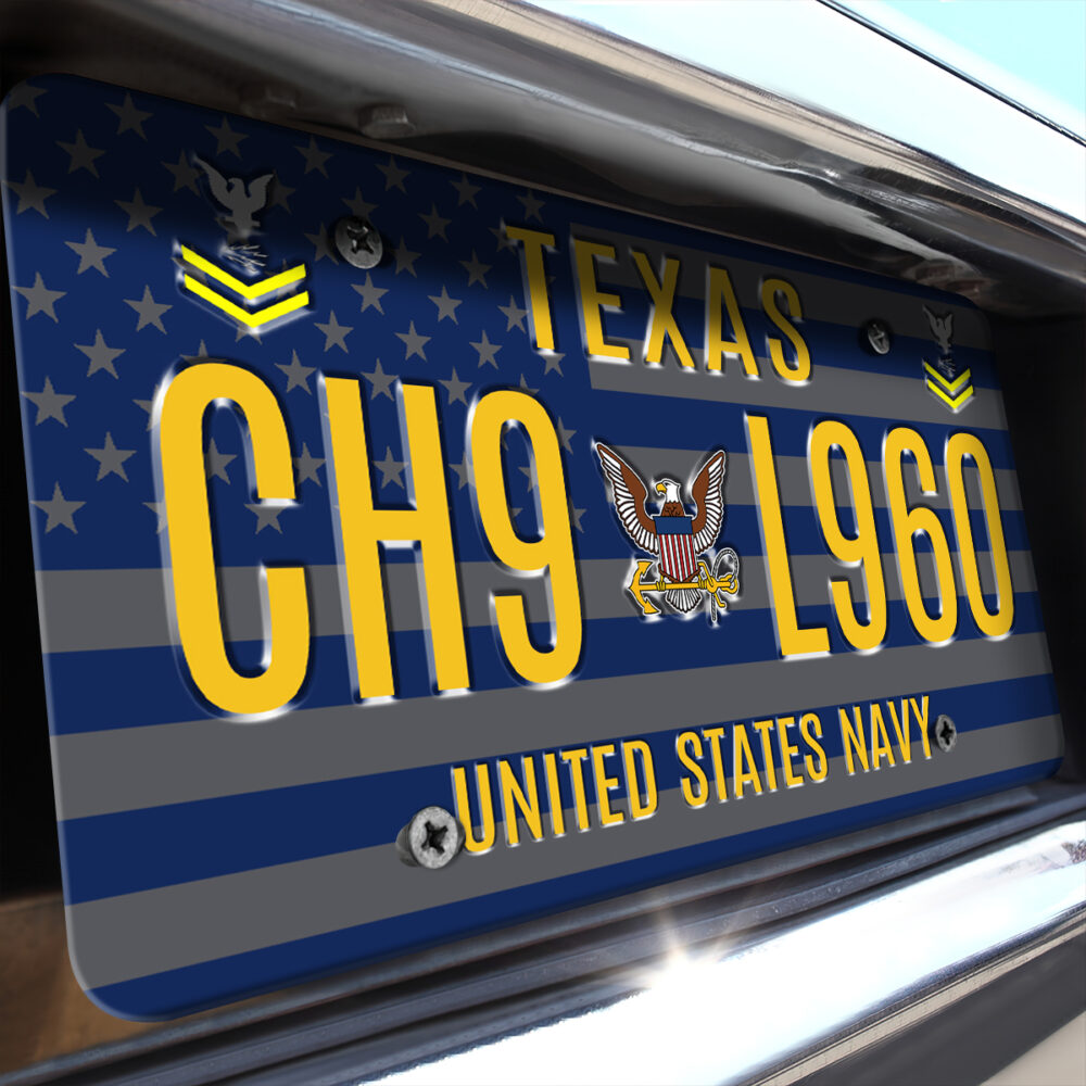 US Navy, Freedom Isn't Free - License Plate - Image 2