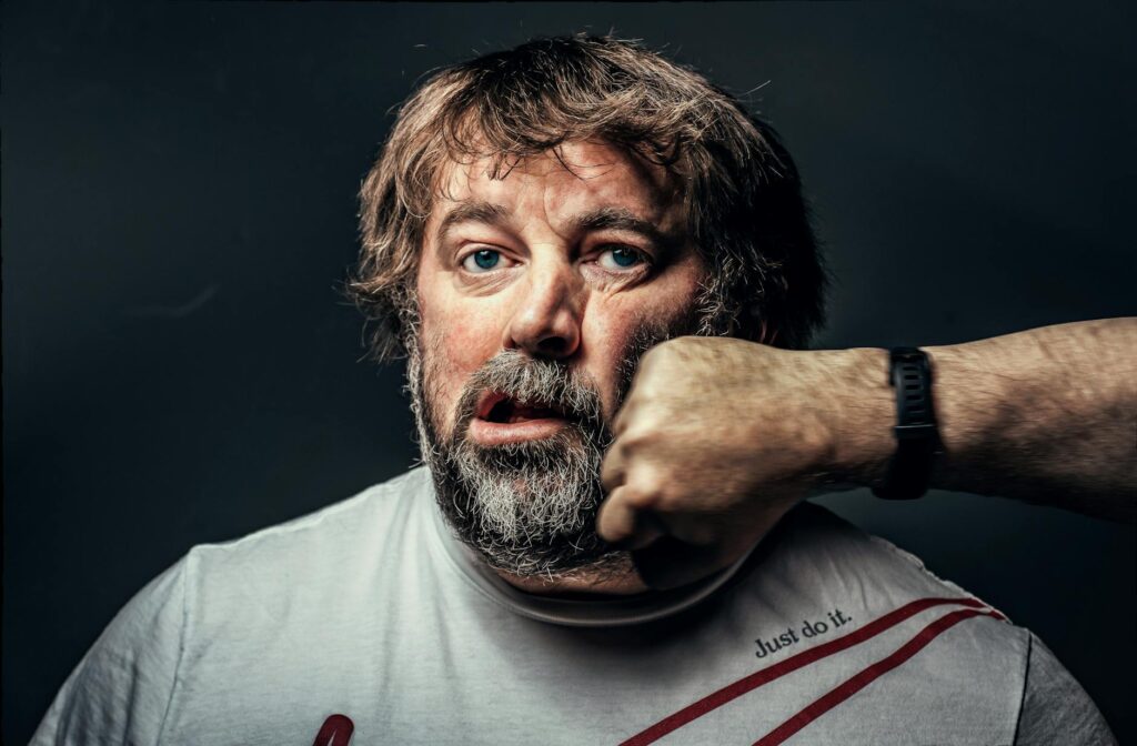 Close-up of Air Force veteran t-shirt with patriotic design