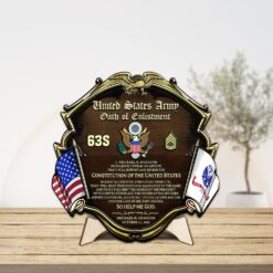 Army Mos - 2 Layers Wooden Plaque 12x12in - THPLCustom250603