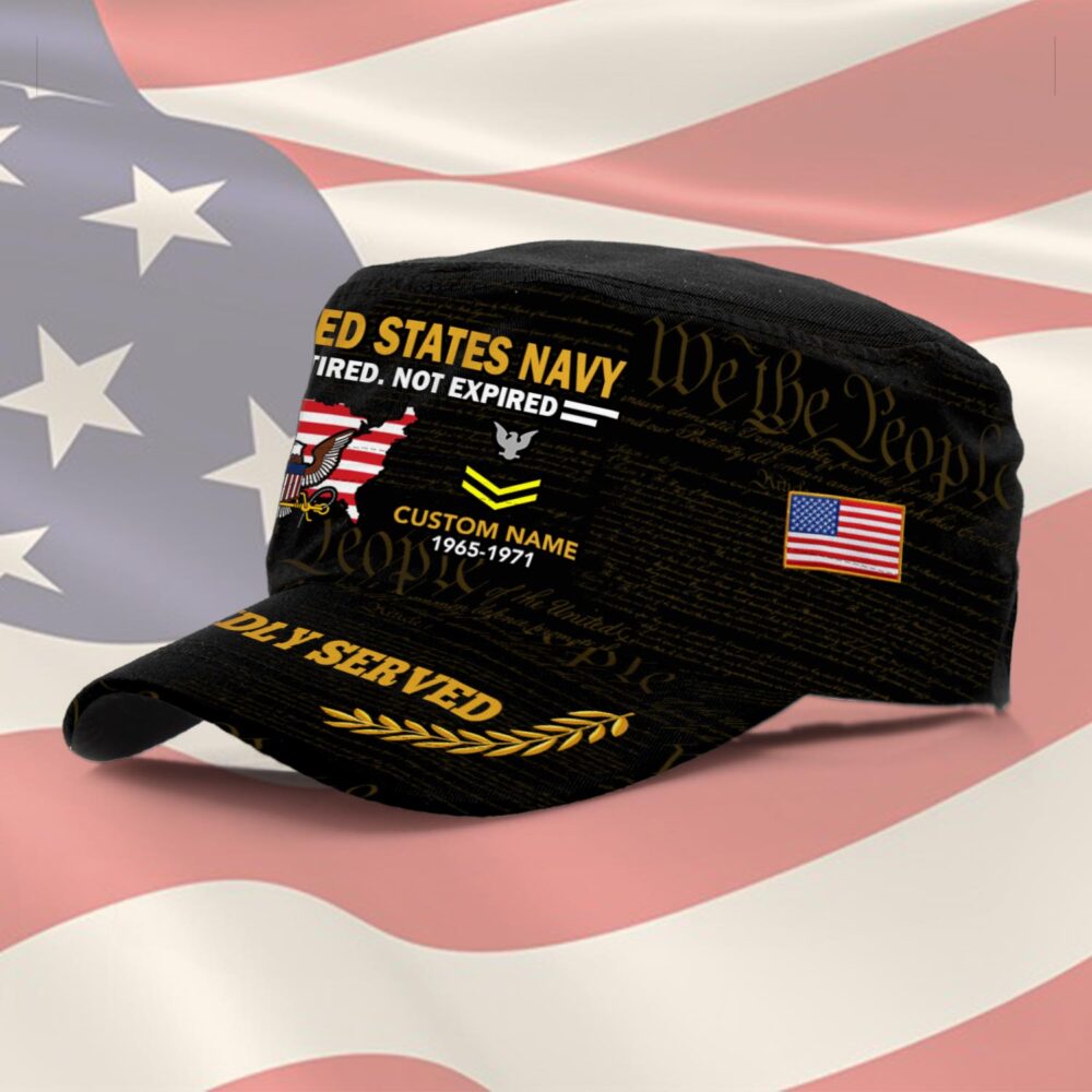 US Navy, Remember - Honor - Respect - Military Cap - Image 2