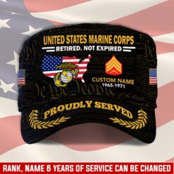 US Marine Corps, Remember - Honor - Respect - Military Cap