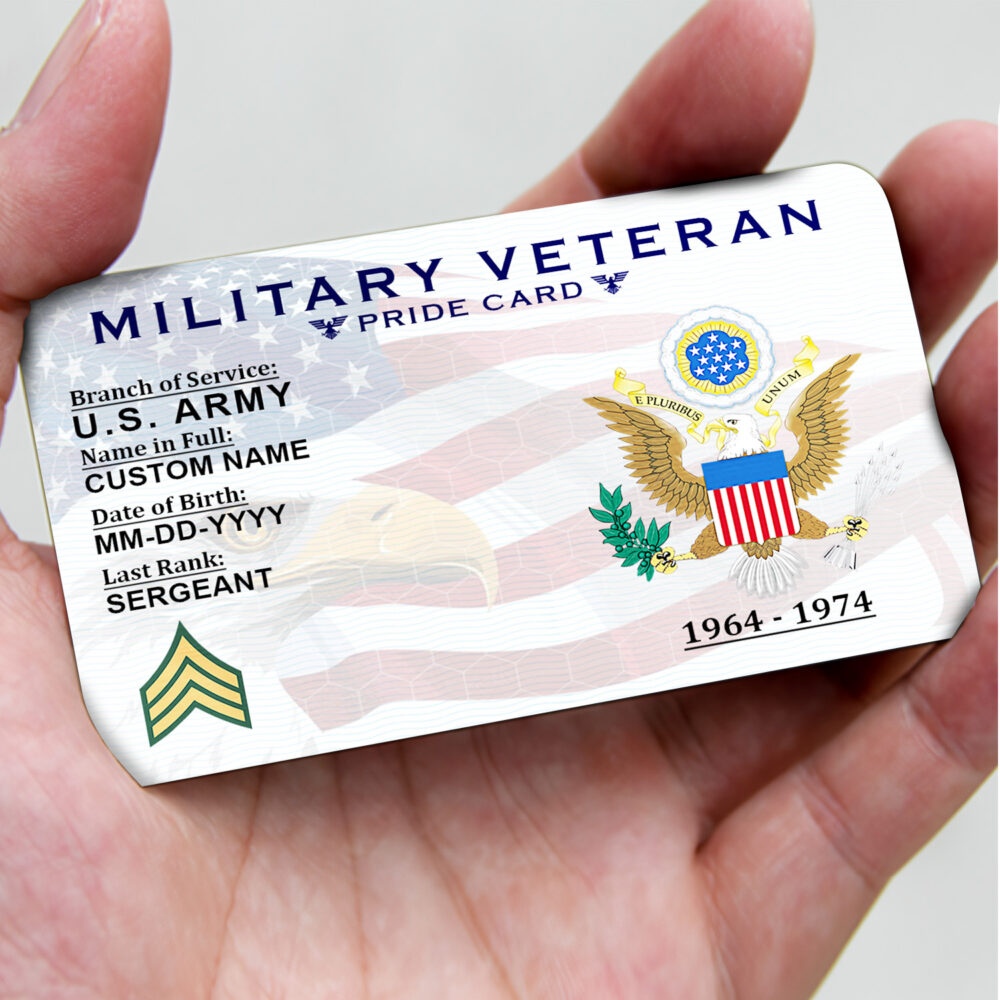 US Army, W 2 Army Chief Warrant Officer 2 - Printed Metal Card - Image 3