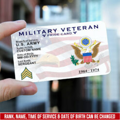 US Army, W 2 Army Chief Warrant Officer 2 - Printed Metal Card