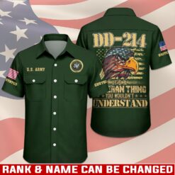 US Army, Honor, Duty, Service - Cargo Shirt