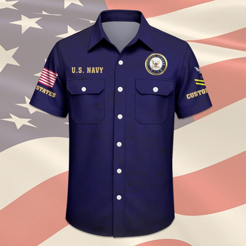 US Navy, Lest We Forget - Cargo Shirt - Image 3