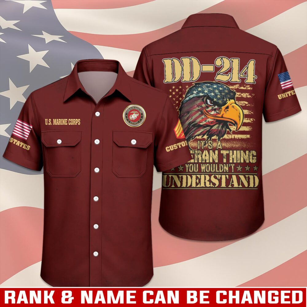 US Marine Corps, No One Fights Alone - Cargo Shirt