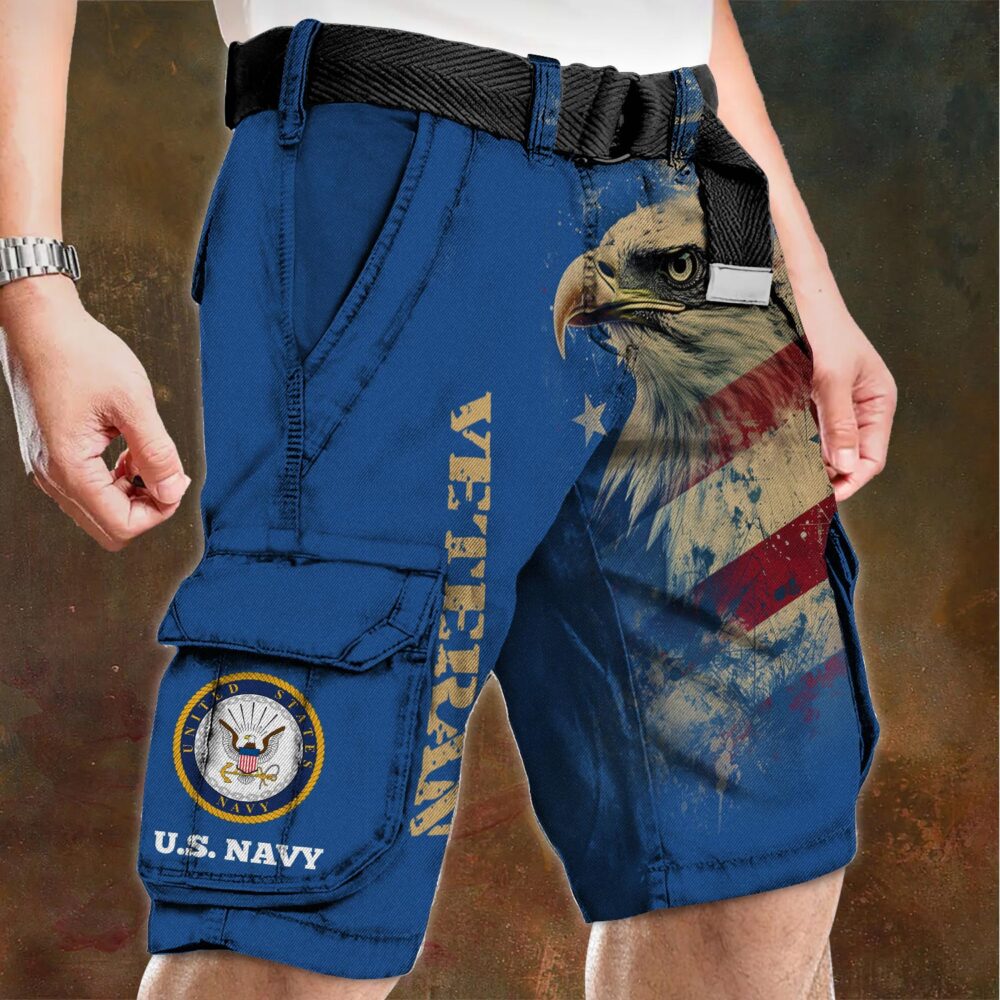 US Navy, E 5 Gold - Cargo Shorts (Belt Excluded) - Image 4
