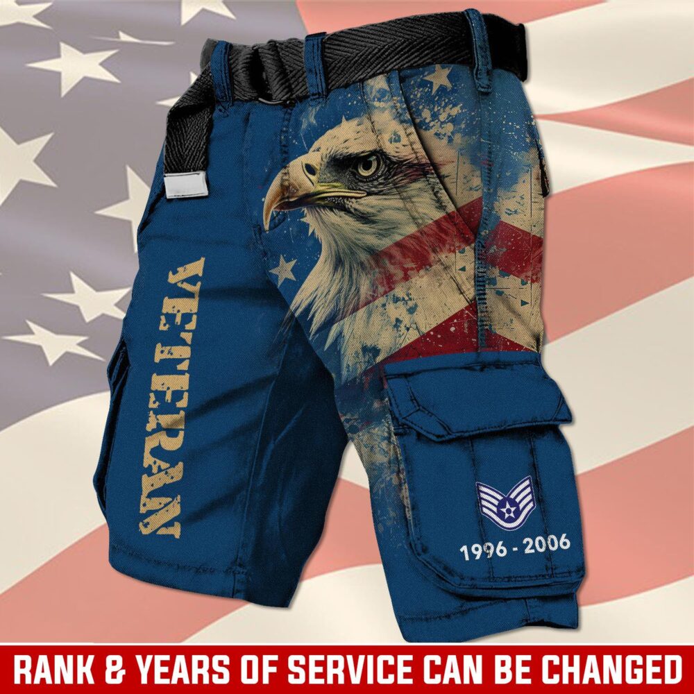 US Air Force , No One Fights Alone - Cargo Shorts (Belt Excluded)