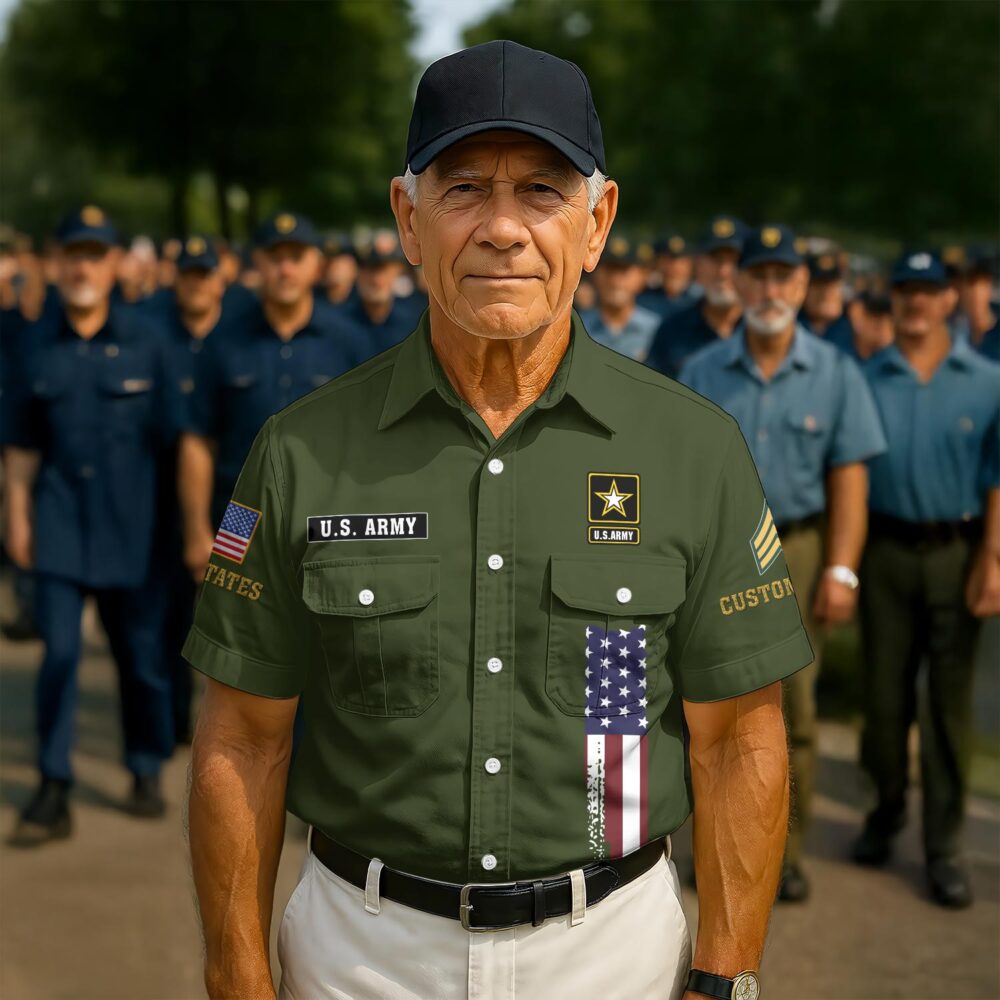 US Army, E 8 Army First Sergeant - Cargo Shirt - Image 2