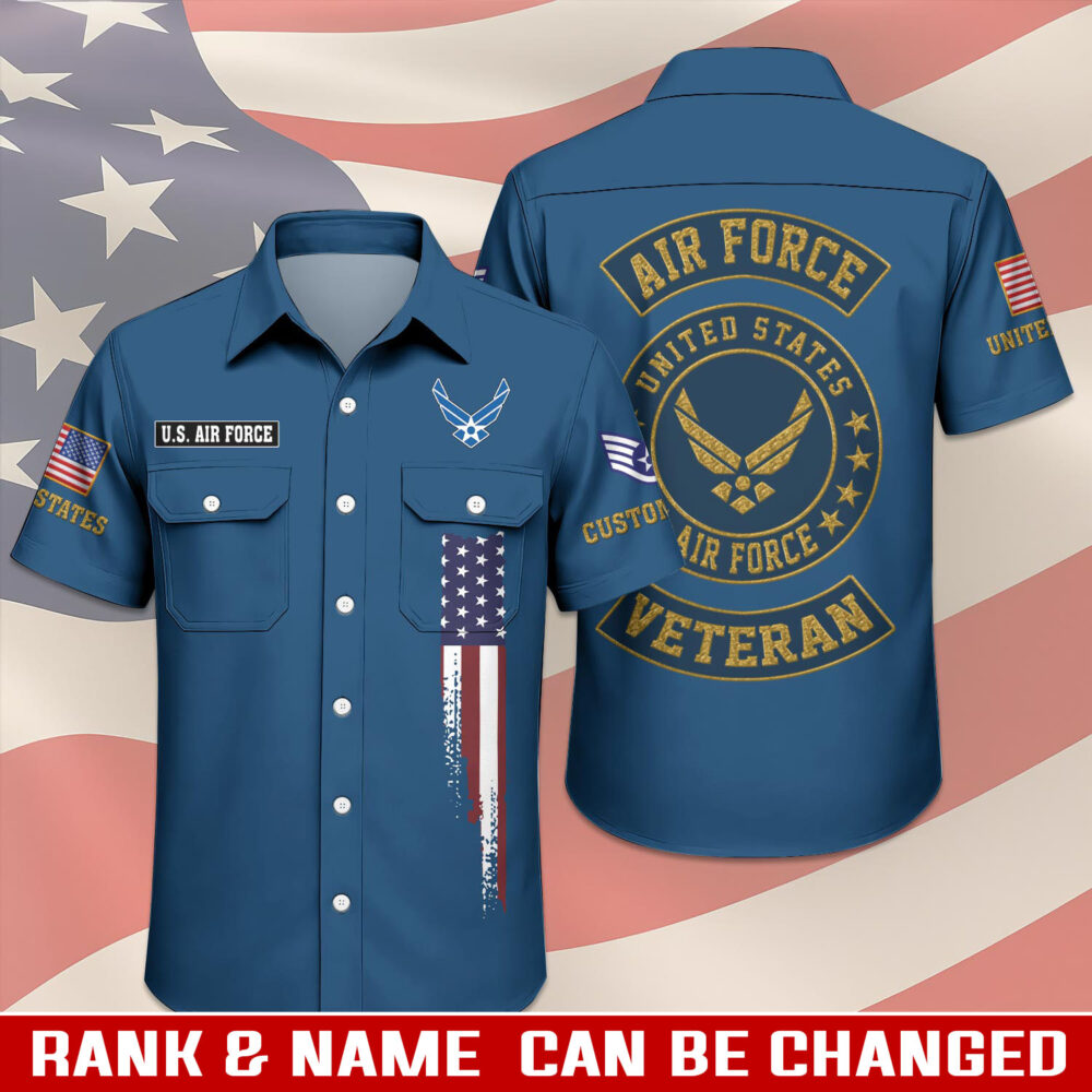 US Air Force , Proud Veteran - Cargo Shirt