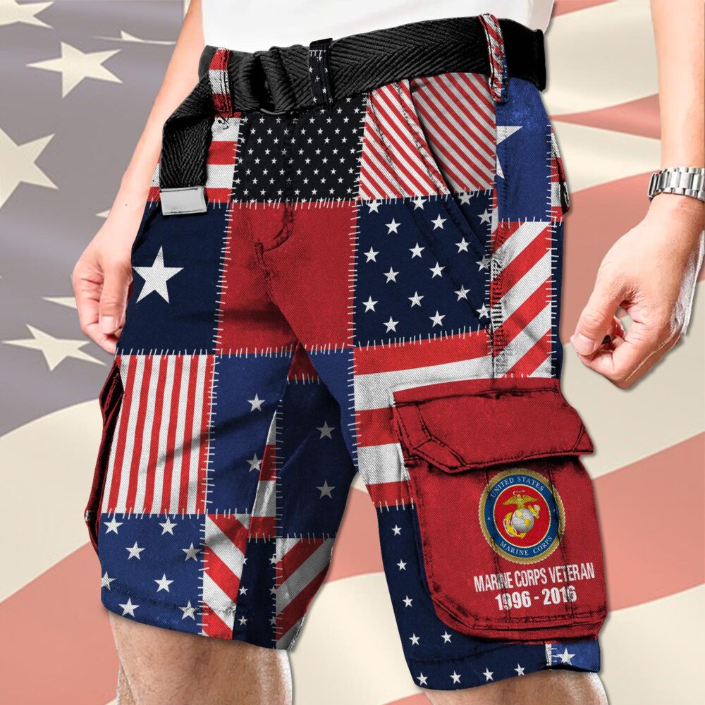 US Marine Corps, All Gave Some, Some Gave All - Cargo Shorts (Belt Excluded) - Image 3