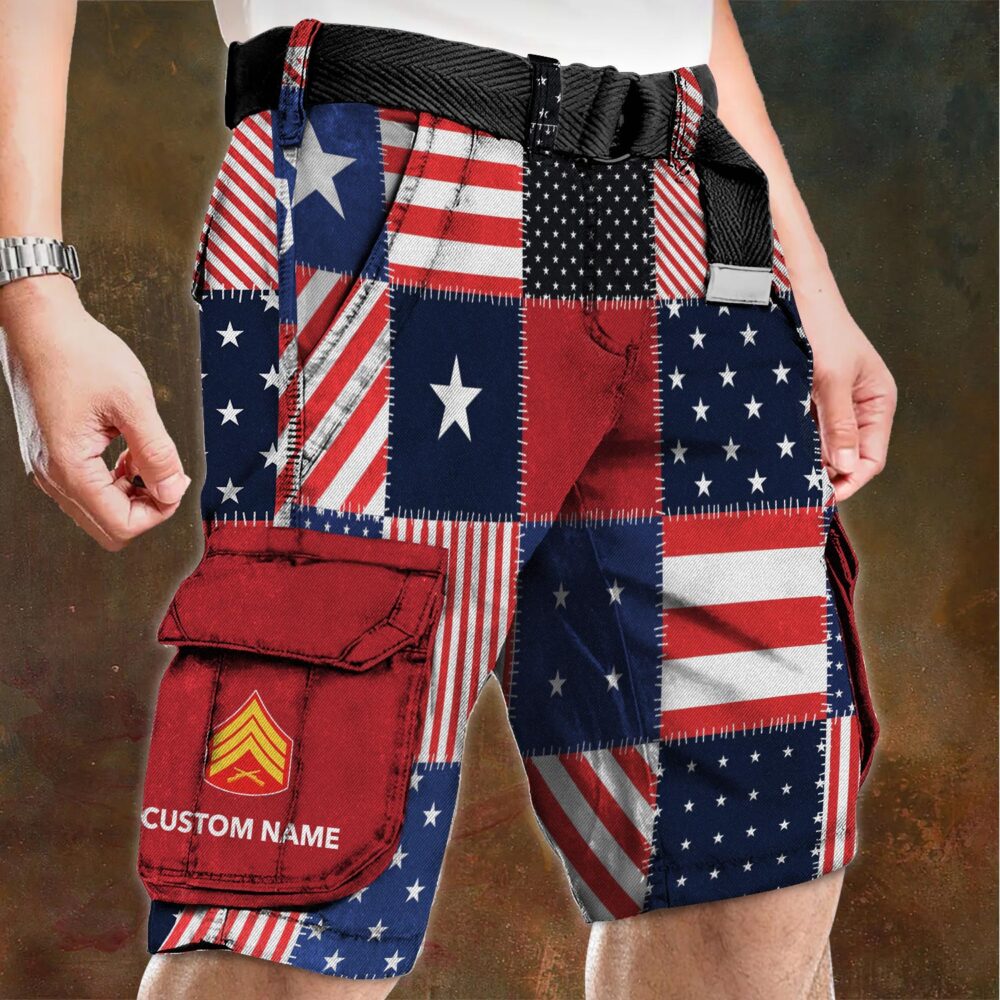 US Marine Corps, All Gave Some, Some Gave All - Cargo Shorts (Belt Excluded) - Image 4