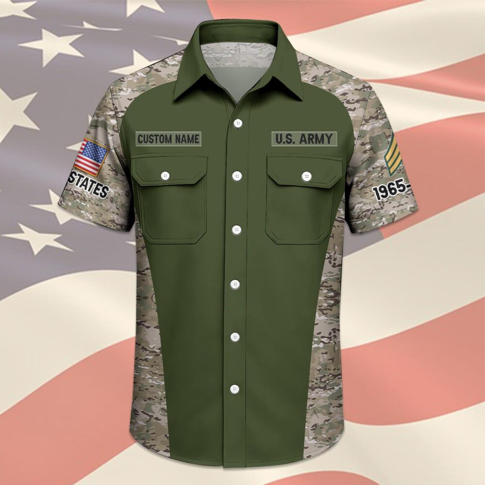 US Army, E 9 Army Command Sergeant Major - Cargo Shirt - Image 3