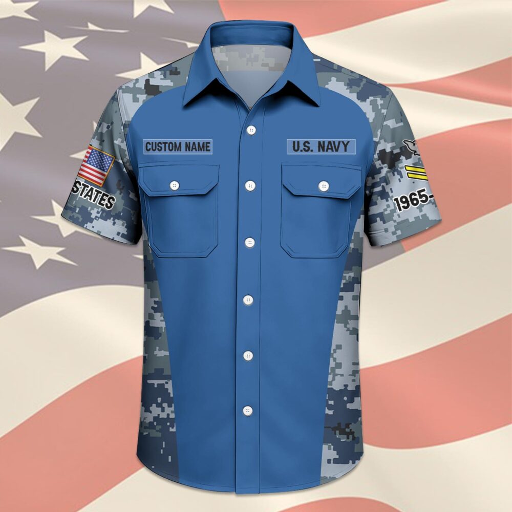 US Navy, E 3 Red - Cargo Shirt - Image 3