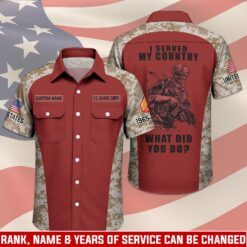 US Marine Corps, E 6 Marines Staff Sergeant - Cargo Shirt