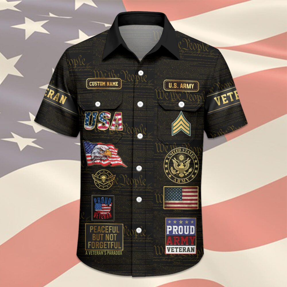 US Army, E 7 Army Master Specialist - Cargo Shirt - Image 3