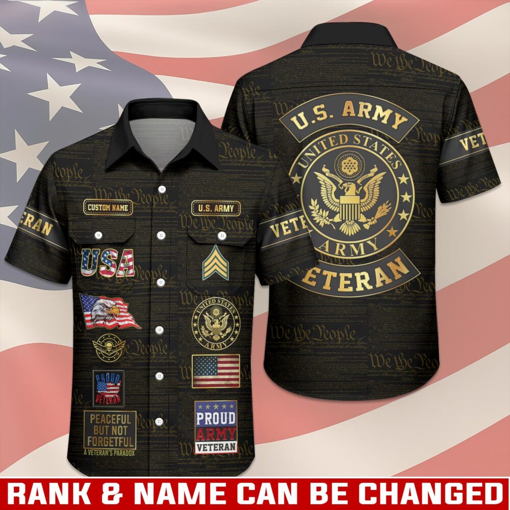US Army, E 7 Army Master Specialist - Cargo Shirt
