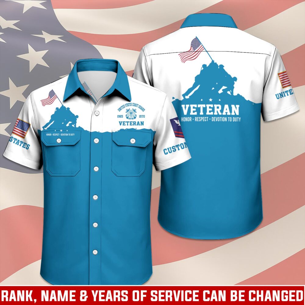 US Coast Guard, E 2 White - Cargo Shirt