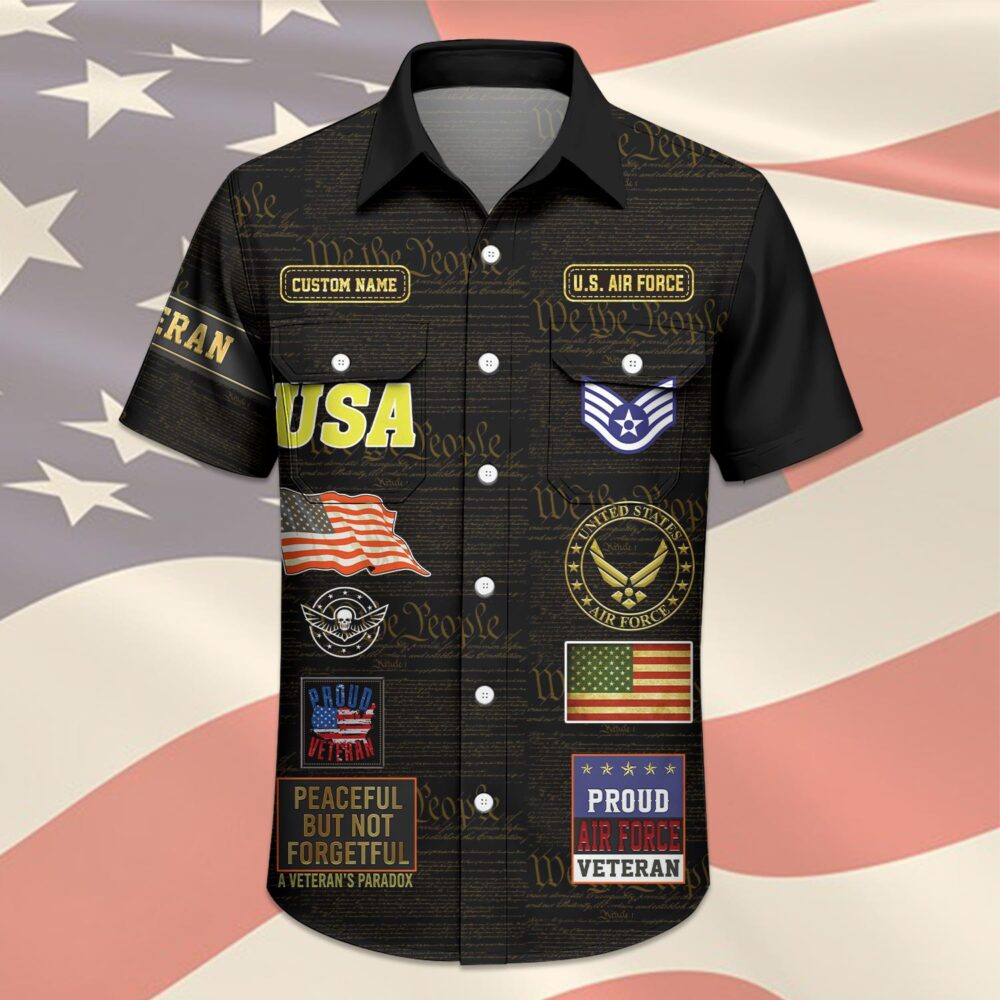 US Air Force , Once An Airman, Always An Airman - Cargo Shirt - Image 3