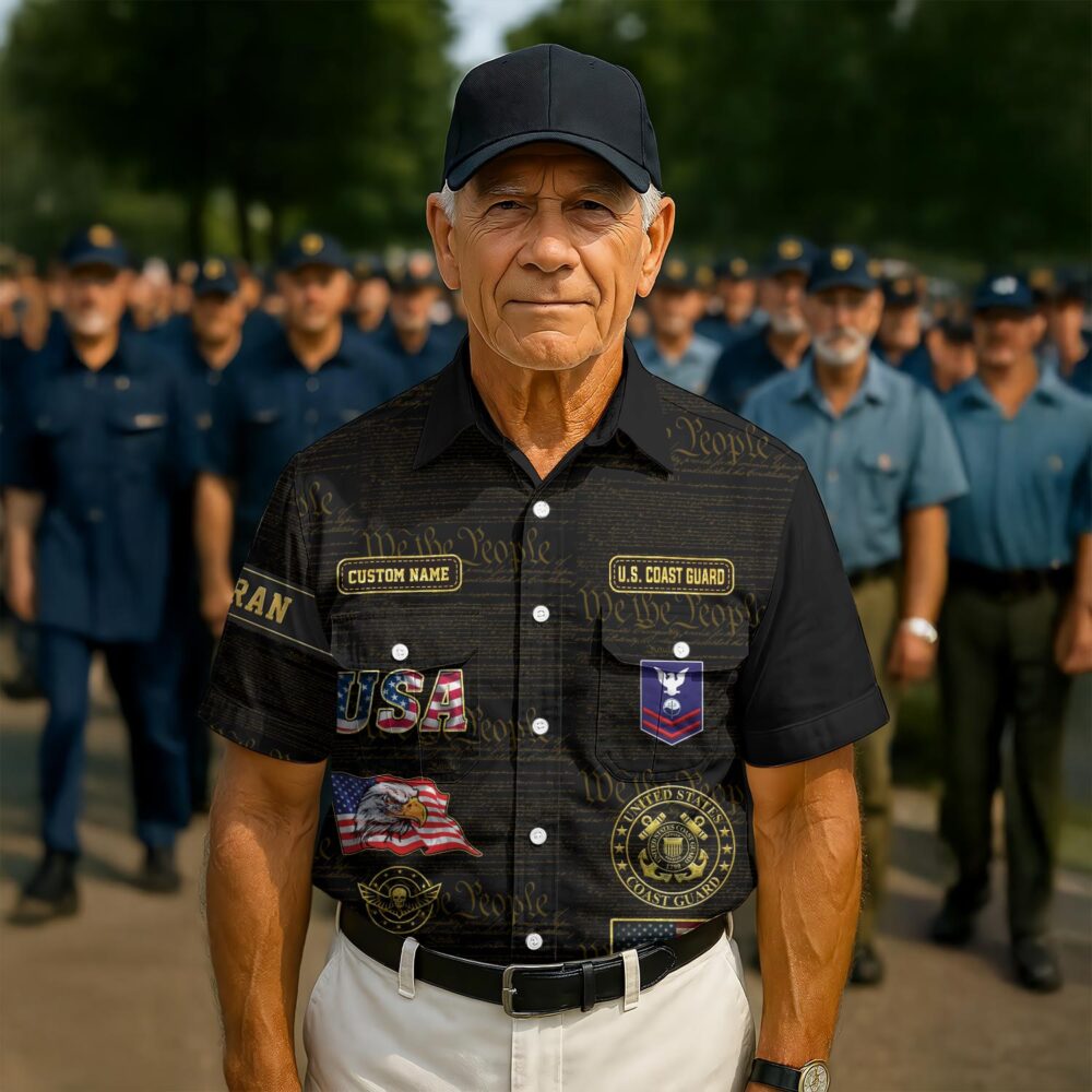 US Coast Guard, Served With Pride - Cargo Shirt - Image 2