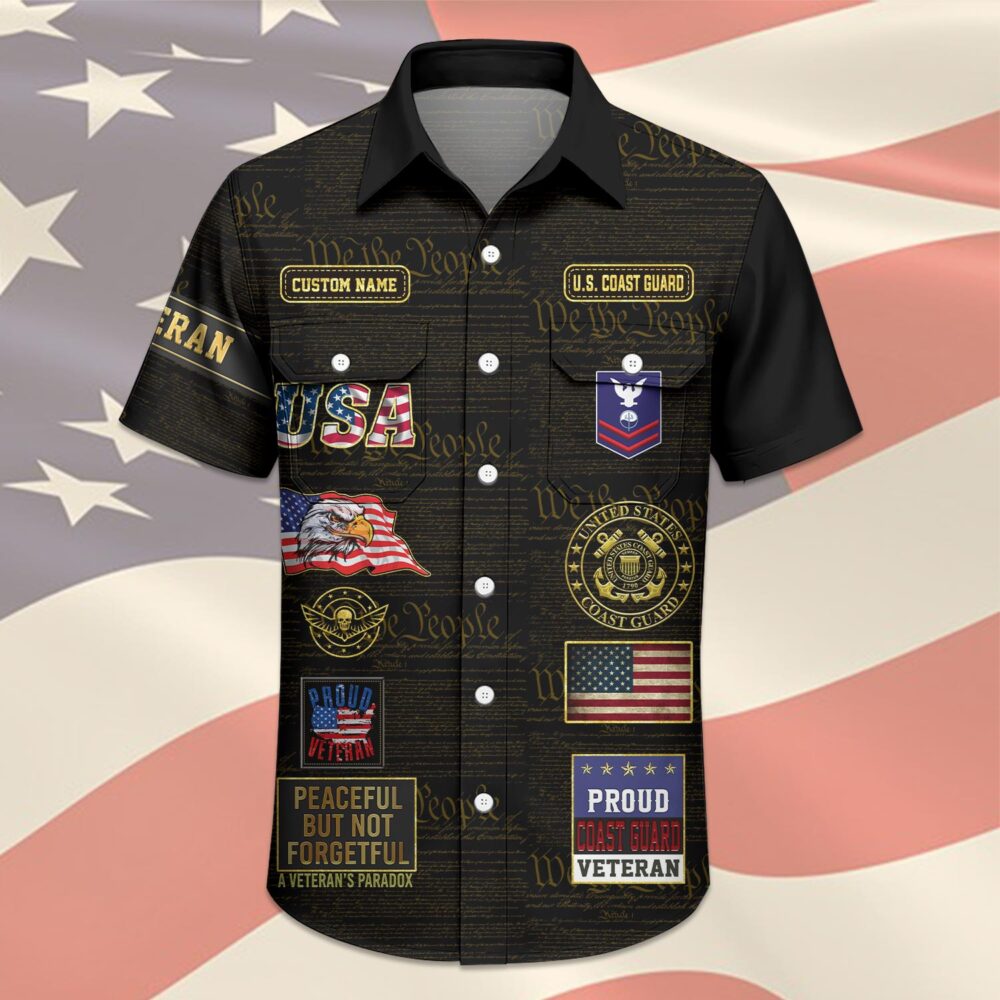 US Coast Guard, Served With Pride - Cargo Shirt - Image 3