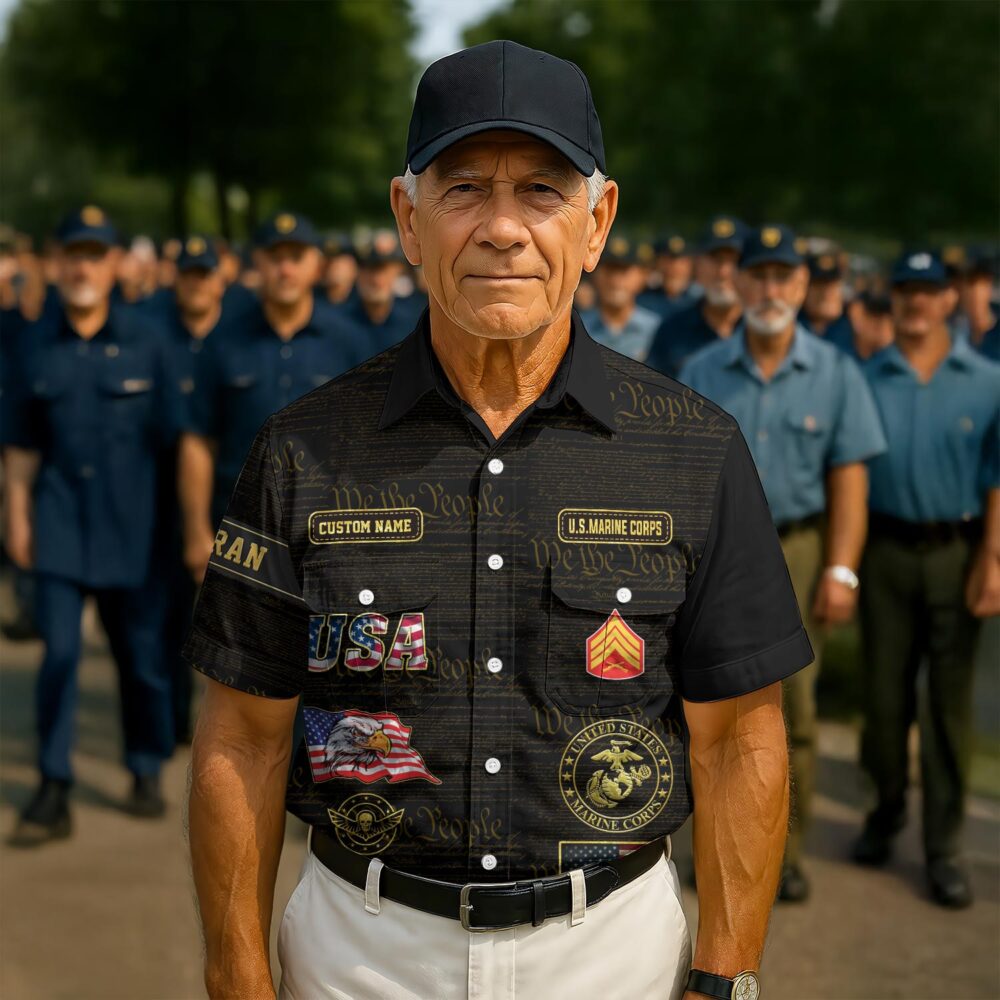US Marine Corps, Lest We Forget - Cargo Shirt - Image 2