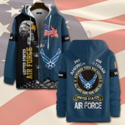 US Air Force , No One Gets Left Behind - Zip Hoodie