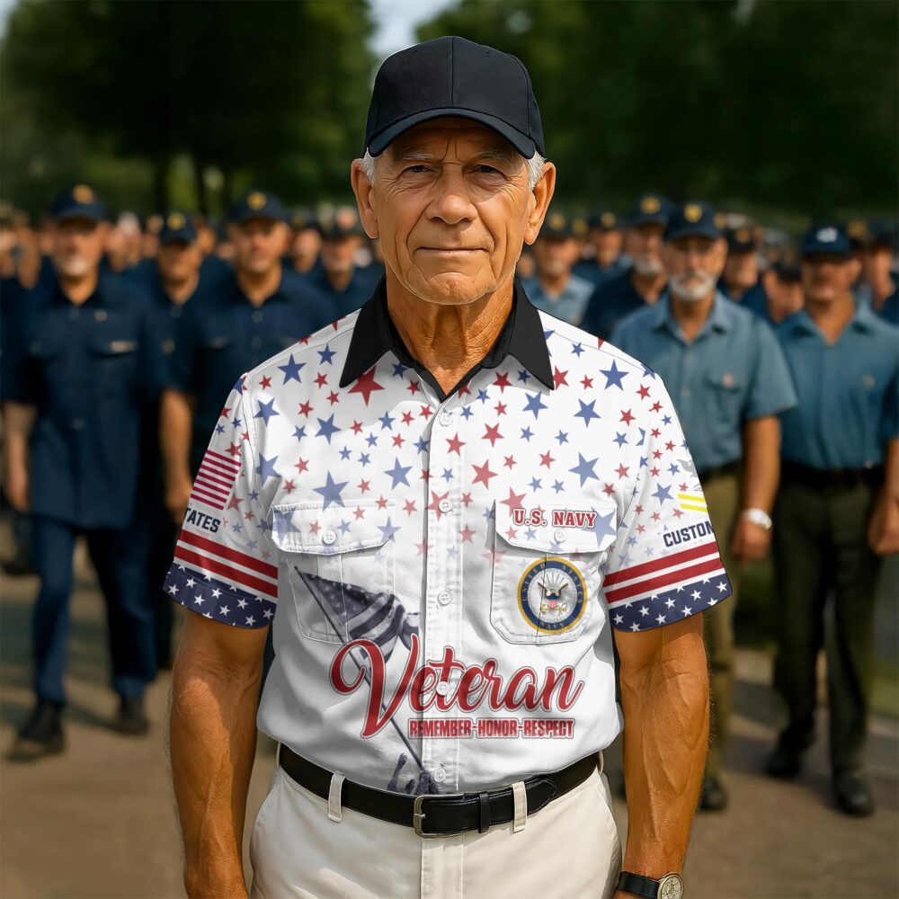 US Navy, Freedom Over Fear - Cargo Shirt - Image 2