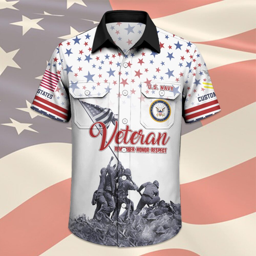 US Navy, Freedom Over Fear - Cargo Shirt - Image 3