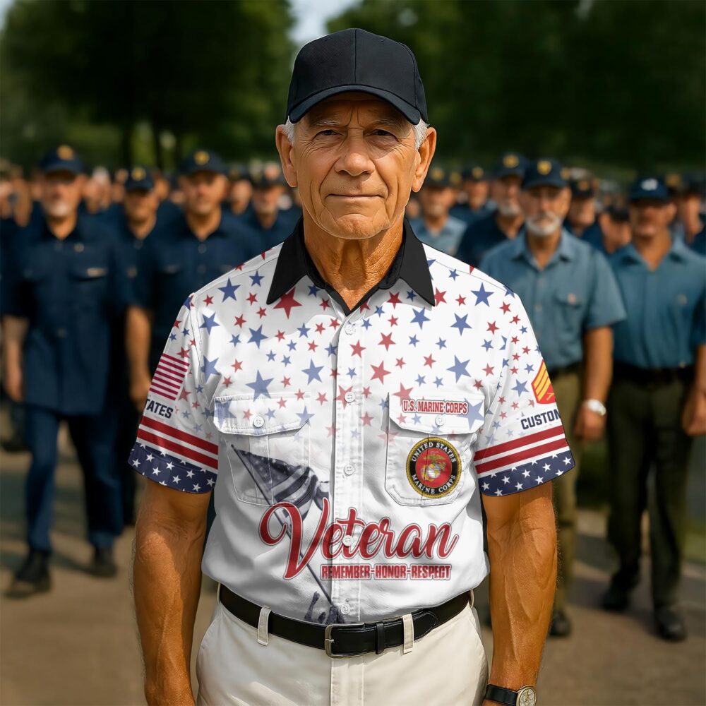 US Marine Corps, Lest We Forget - Cargo Shirt - Image 2