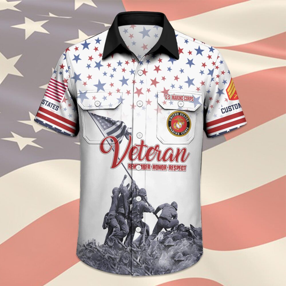 US Marine Corps, Lest We Forget - Cargo Shirt - Image 3