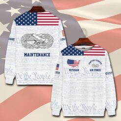 Air Force Badge, Life And Pride - Sweatshirt