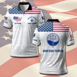 Coast Guard Rating, E 7 Gold - Polo Shirt