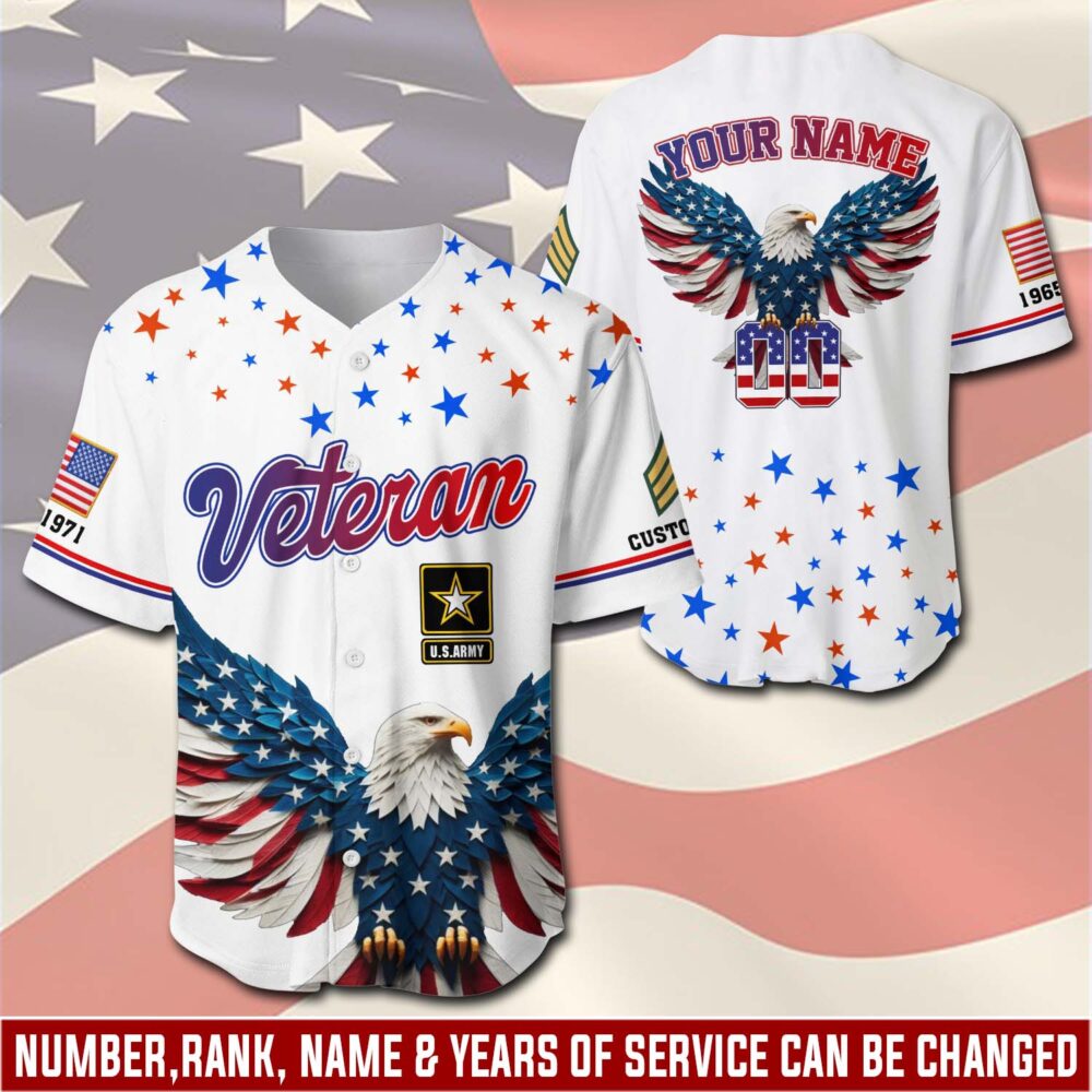 US Army, E 4 Army Corporal - Baseball Jersey