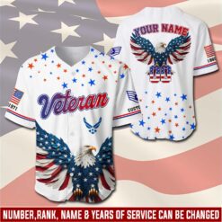 US Air Force , Service Before Self - Baseball Jersey