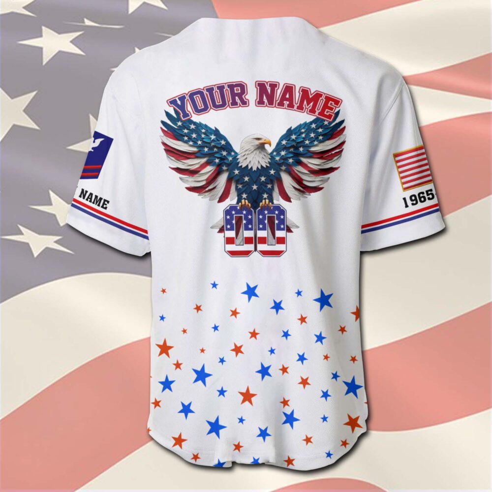 US Coast Guard, Defender of Freedom - Baseball Jersey - Image 3