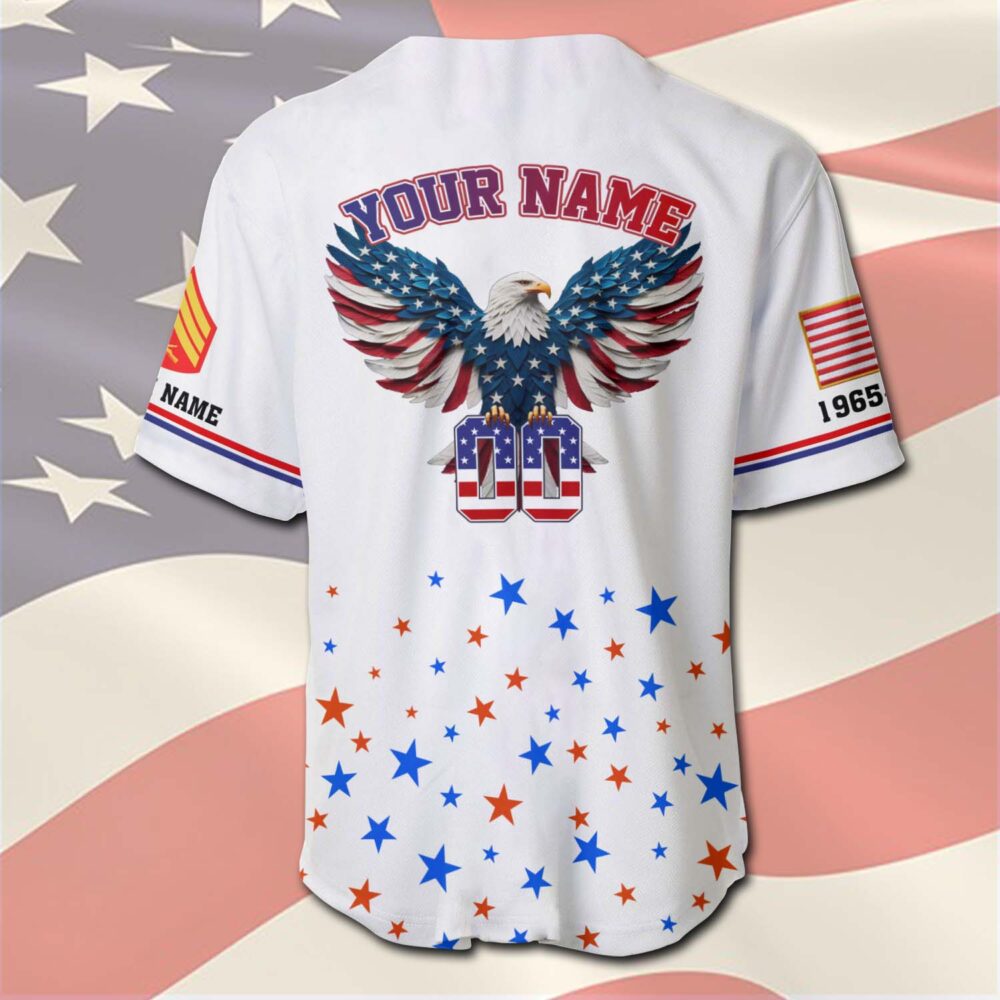 US Marine Corps, E 3 Marines Lance Corporal - Baseball Jersey - Image 3