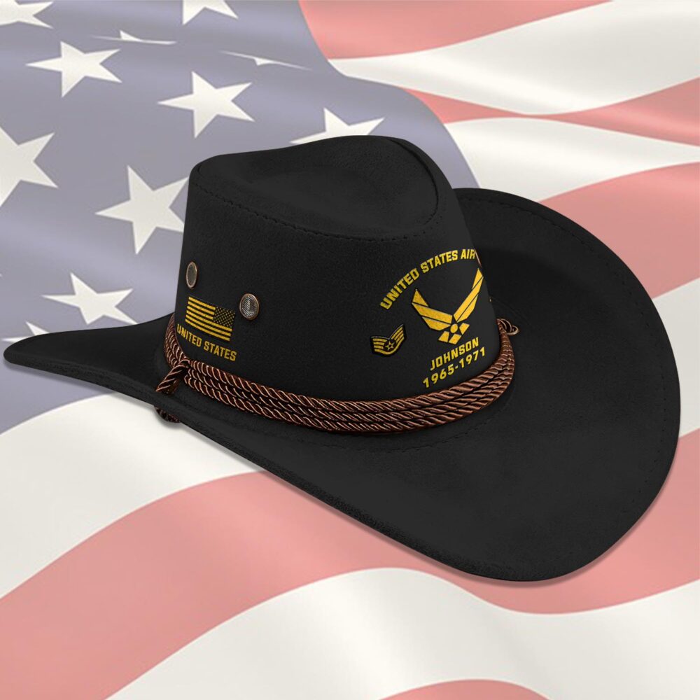 US Air Force , No One Fights Alone - Cowboy Hat - Image 2