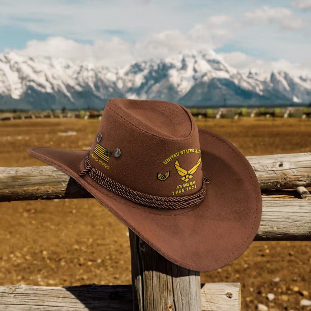 US Air Force , No One Fights Alone - Cowboy Hat - Image 4