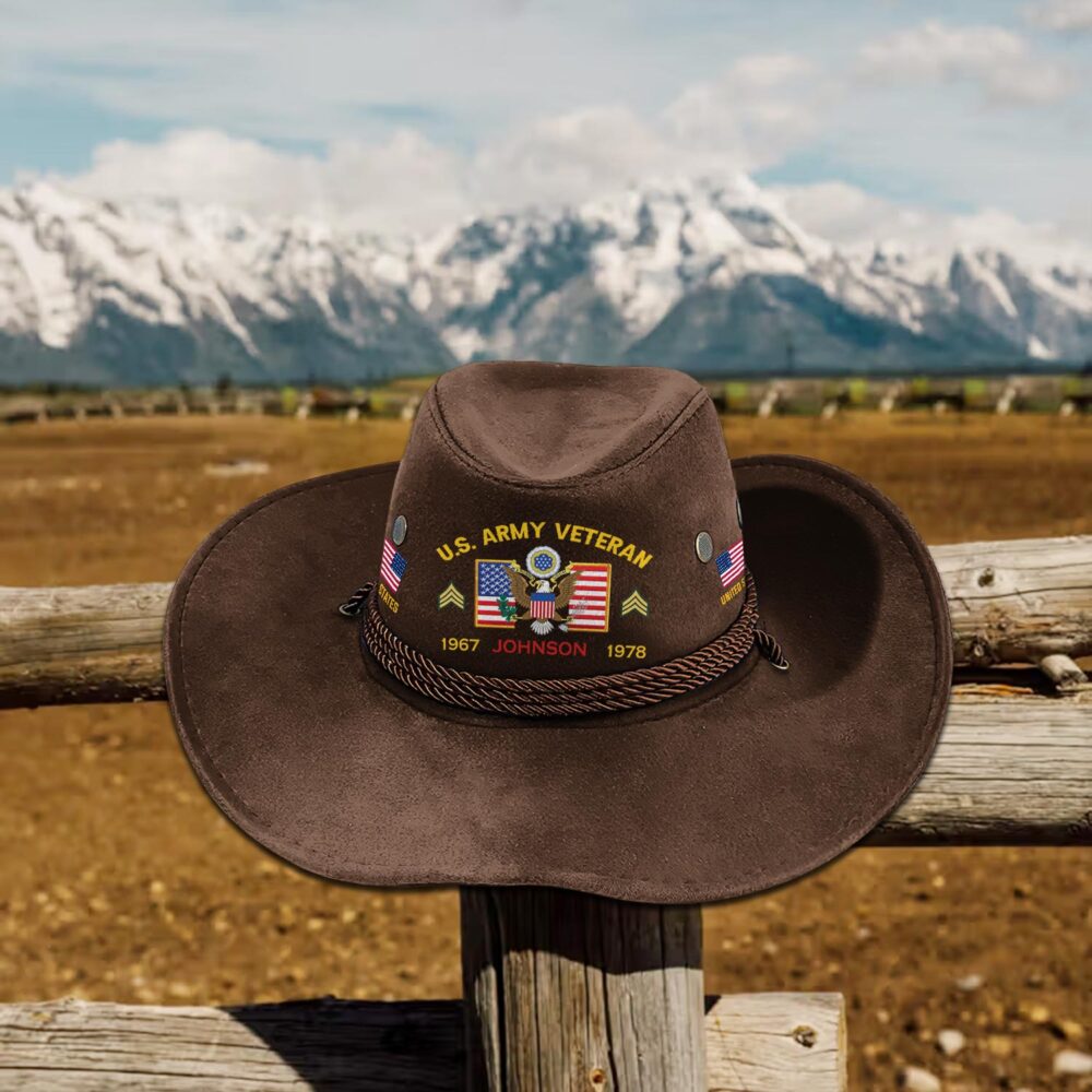 US Army, E 9 Army Command Sergeant Major - Cowboy Hat - Image 4