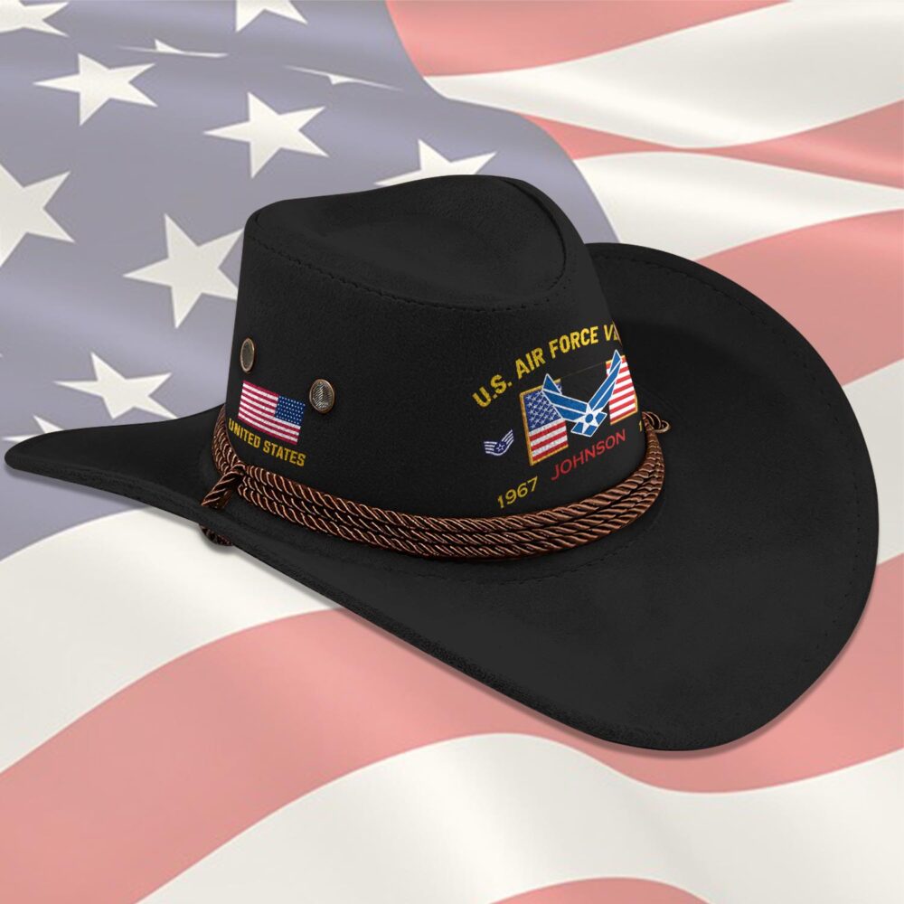 US Air Force , E 6 Air Force Technical Sergeant - Cowboy Hat - Image 2