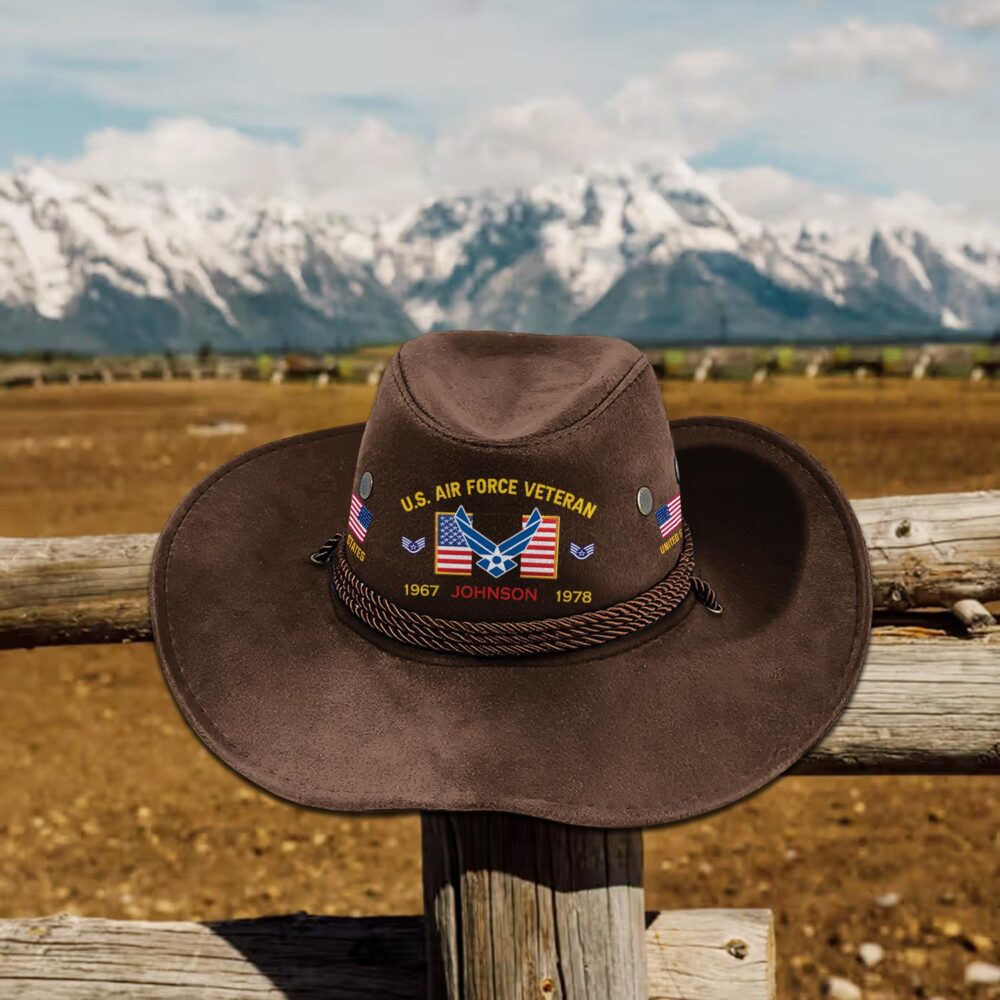 US Air Force , E 6 Air Force Technical Sergeant - Cowboy Hat - Image 4