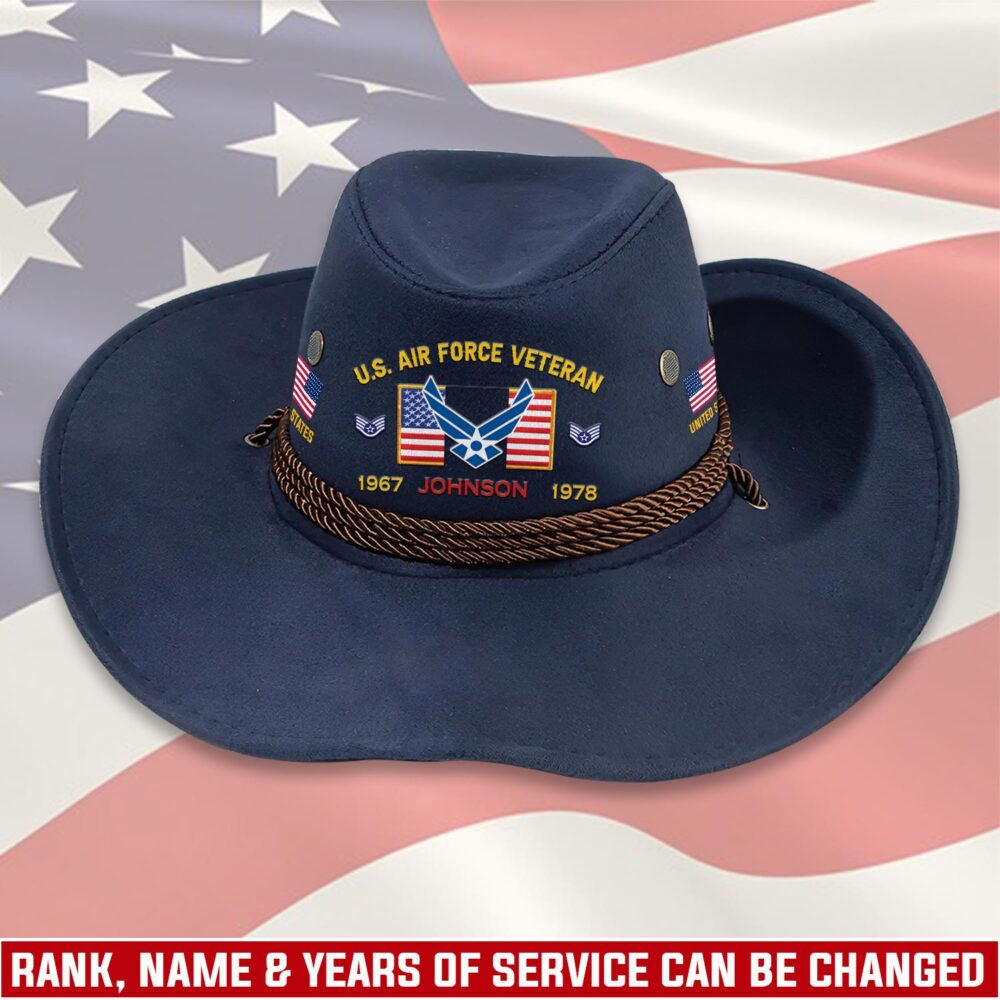 US Air Force , E 6 Air Force Technical Sergeant - Cowboy Hat
